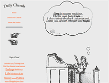 Tablet Screenshot of dailycherub.com